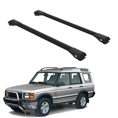 Roof Rack Cross Bars Set To Fit Land Rover Discovery 1998-2004 Black Set • $115