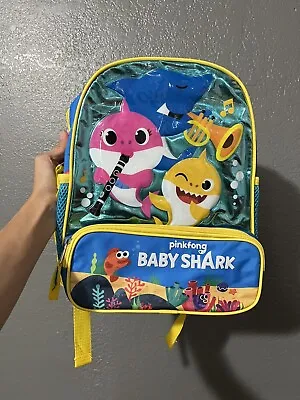 Nickelodeon Pinkfong Baby Shark Backpack [Blue & Yellow] • $12.97