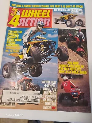 1988 3 & 4 WHEEL ACTION MAGAZINE Sept. 4Trax Quadracer Dirtwheels Polaris • $49.95