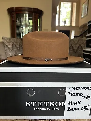 Stetson Open Road Promo Mink (Thin Band) (Soft)(Felt)7 1/4 Unique Western Style • $169.99