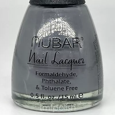 Brand New Nubar Nail Polish - Velvet Silver 0.5 Fl Oz • $8.50