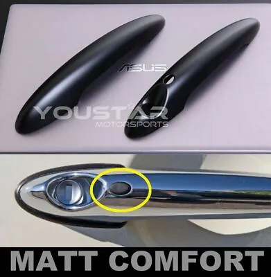 MATTE BLACK Door Handle Trims Covers 2x For Comfort Access MINI Cooper R55 R56 • $48.94