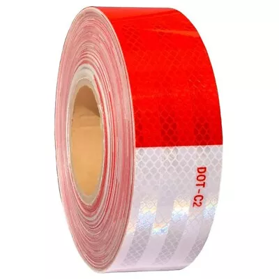 Reflective Trailer Safety Tape Conspicuity Tape Warning Sign Car Truck • $5.74