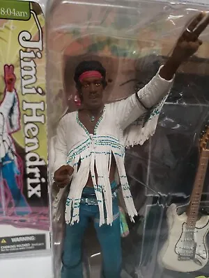 McFarlane Jimi Hendrix Woodstock Concert Figure Super Clean Blister Package  • $89.99