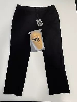 NBT Clothing Motorcycle Denim Stalwart Straight Leg Jeans In Black Size 36/30 • $170