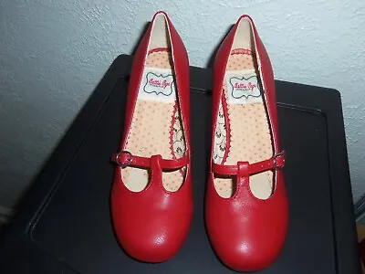 Bettie Page Shoes By Ellie Red Size 6 • $32.99