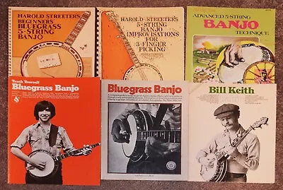 Bluegrass Banjo Intruction Books - Set Of Six • $24.99