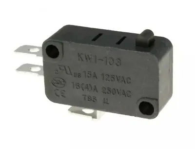 2x Micro Switch Microswitch Button 10A 125V & 6A 250V A/C 28mm X16mm X10mm E2110 • £3.99