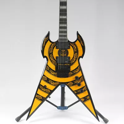 Warhammer ZV Norse Dragon Zakk Wylde Electric Guitar Flamed Maple Top Yellow • $299.25