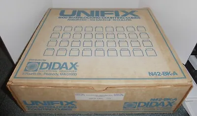 1000 Pc Didax Unifix Interlocking Counting Cubes 10 Colors • £91.60