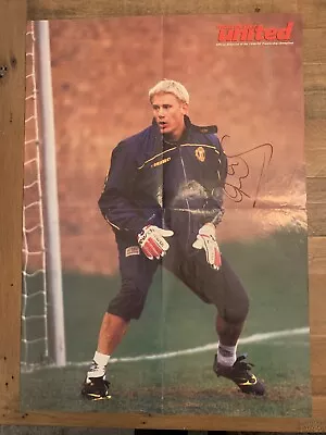 £10 • Buy Rare - Hand Signed - Peter Schmeichel  MANCHESTER UNITED - Vintage Poster A3