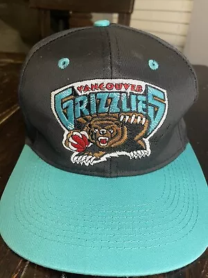 Vintage Vancouver Grizzlies NBA Basketball Logo 7 SnapBack Hat Cap • $19.95