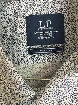 Louis Philippe Shirt.  Collar 16 / Chest 40.5 Inches.  Slim Fit.   • £8