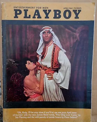 Playboy Magazine April 1964 Peter Selers Ashlyn Martin James Bond Free Shipping • $19.99