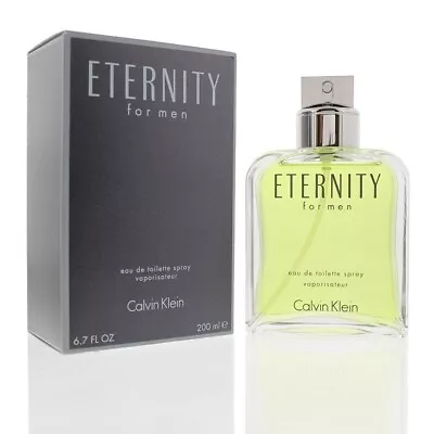 Calvin Klein Eternity For Men Eau De Toilette 200ml EDT For Him - Brand New • £43.40