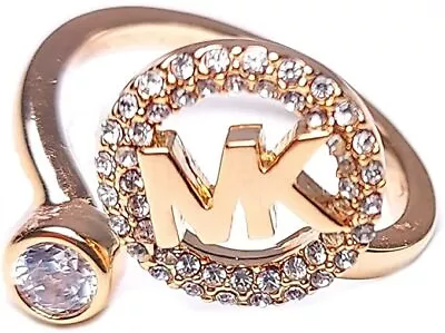 Michael Kors Rose Gold Crystal Pave Ring Size 7  AUTHENTIC! • $60