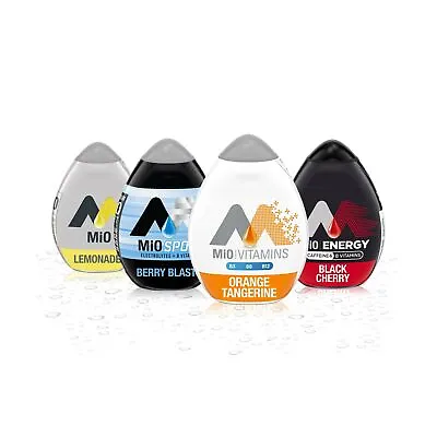 MiO Naturally Flavored Liquid Water Enhancer Variety Pack 1.62 Oz Bottles 4 Ct • $26.82