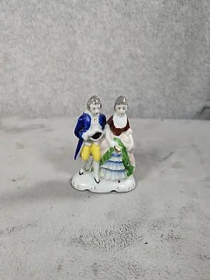 Vintage Porcelain Victorian Man & Woman Figurine Made In Occupied Japan • $13.98