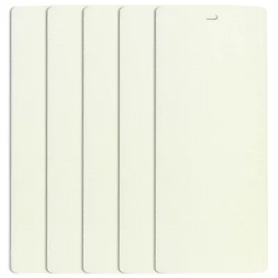 DALIX Lino Vertical Blinds Window Slats Replacement Parts 5 Pack Qty / Off White • $24.99