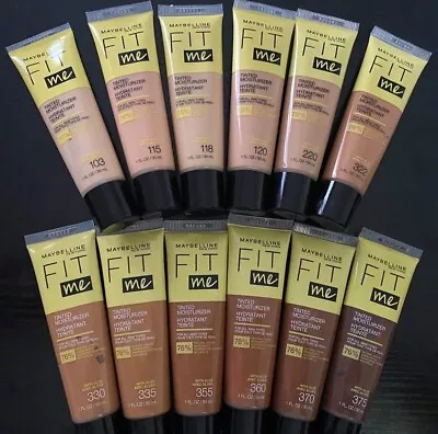 NEW Maybelline Fit Me Tinted Moisturizer Natural Coverage U PICK SHADE FREE SHIP • $7.99