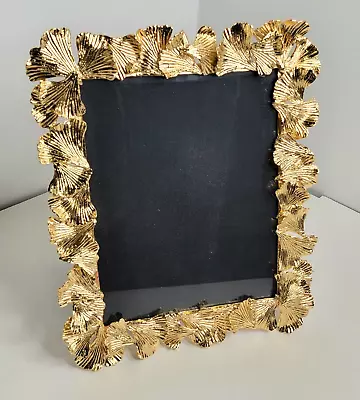 Michael Aram Golden Ginkgo Frame 8x10 Heavy Quality Velvety Back • $97.75
