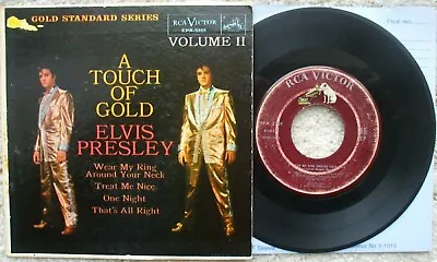 Elvis Presley - A Touch Of Gold Vol 2 - 1959 Maroon Label EP + RARE EPA 5101 -  • $124.49
