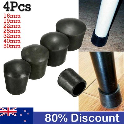 $7.97 • Buy Rubber Chair Leg Covers Floor Protector Table Furniture Feet Cap Anti Scratch AU