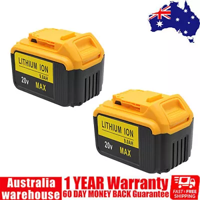 9.0Ah 20V Battery For Dewalt Cordless Ultra-long Endurance High Power Tools 2PC • $99.99