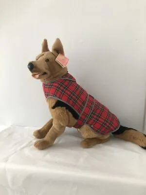 Muddy Paws Large Tartan Dog Coat • £15