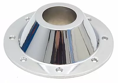 £18.95 • Buy POLISHED ALUMINIUM CONIC TABLE LEG FITTING Caravan Camper Boat Island Top Desmo