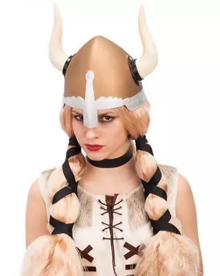 Adult Viking Helmet Medieval Hat Fancy Dress Costume Accessory DELUXE QUALITY • £11.99