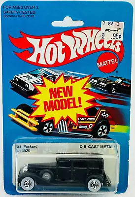 Hot Wheels Blackwall CLASSIC PACKARD Black #3920 NEW In BLISTERPACK !!! • $19.95