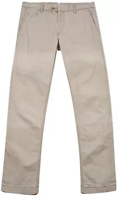 J.Lindeberg Men's Jeans Pants Bootcut SAND Button Zip Fly Size 33/34 Authentic • $20.87