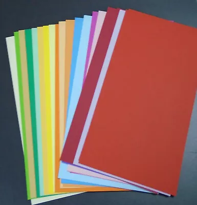 CRICUT/SIZZIX BIG SHOT CARD - MIXED BRIGHT And PASTEL  COLOURS-  40 SHEETS • £2.50