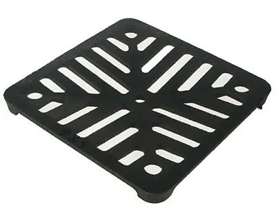 £9.49 • Buy Square 6  (150mm) Cast Iron Heavy Duty Gully Grid Drain Cover Grate Metal