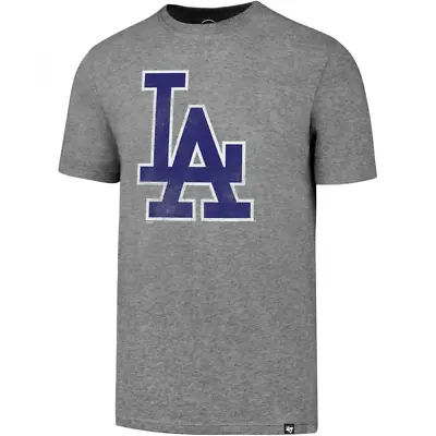 Los Angeles Dodgers T-Shirt (Size M) Men's 47 MLB Slate Grey Club T-Shirt - New • £9.99