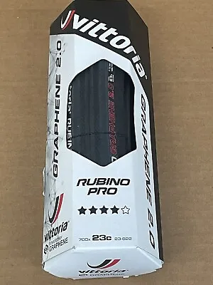 Vittoria Rubino Pro G 2.0 Clincher Graphene 700 X 23 • $22