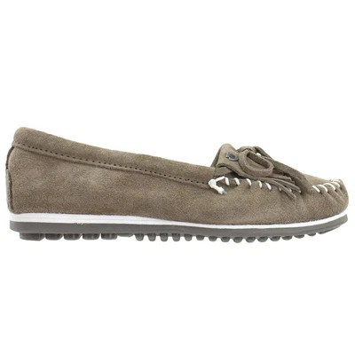 $39.99 • Buy Minnetonka 4301-GRE Womens Kilty Plus Moccasins  Flats Casual   - Grey - Size