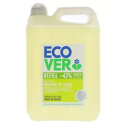 Ecover | Washing Up Liquid - Lemon & Aloe Vera | 5L • £24.05