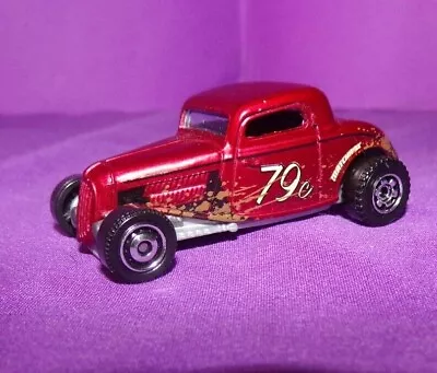 Matchbox '33 Ford Coupe Matte Burgundy MUD RACER VERY NICE • $5.99