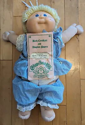 1983 Cabbage Patch Kids CPK W/Paperwork - Blonde Hair & Blue Eyed Girl • $30