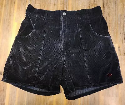 Vintage 80’s OP Ocean Pacific Black Corduroy Classic Shorts 36 Skate Surf • $69.99