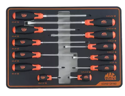 Mac Tools 12Pc Screwdriver Set SDRB12FNO • $170.51