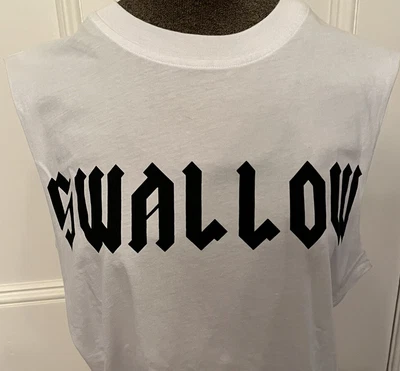 $99 • Buy New Alexander McQueen MCQ Swallow Print White T-shirt Women Size S