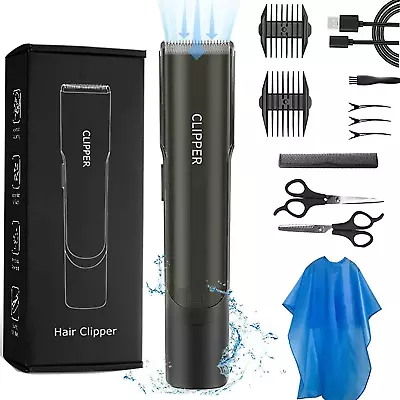 Professional Vacuum Hair Clippers For Mens Cordless Hair Clipper Beard Trimmer  • $52.99