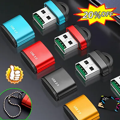 Memory Card Reader Adapter Hi-Speed USB 2.0 For Micro SD SDHC SDXC FAST • $1.01