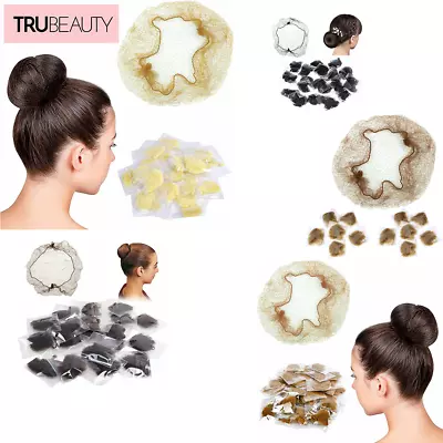 £3.99 • Buy Fine Hair Bun Net Invisible Mesh 1-3pcs Ballet Elastic Edge Style Cover - 50cm