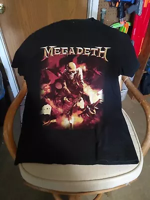 Megadeath Black Adult Small T-Shirt • $9.99