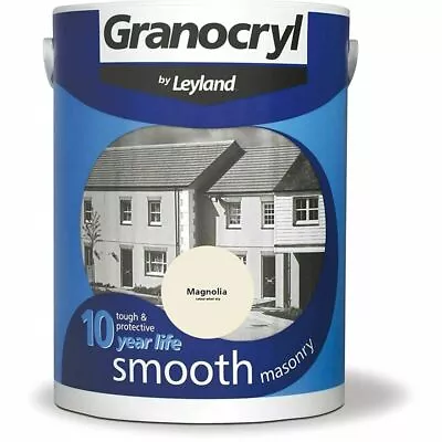 Granocryl Smooth Exterior Masonry Paint For Stone Brick 5L All Colours  • £24.99