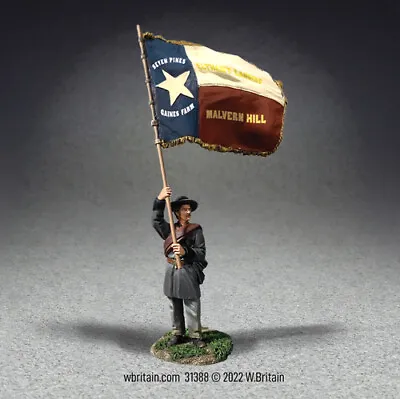 $58 • Buy WBritain #31388 American Civil War- 1st Texas Flag- Wigfall Pattern